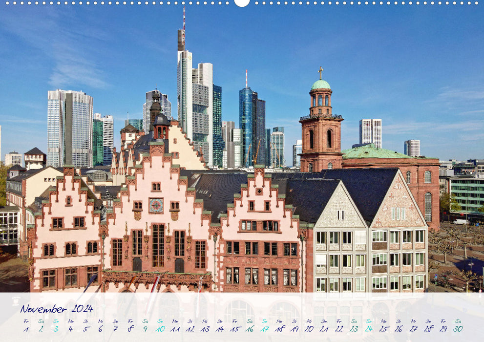 Furious Frankfurt am Main (CALVENDO Premium Wall Calendar 2024) 