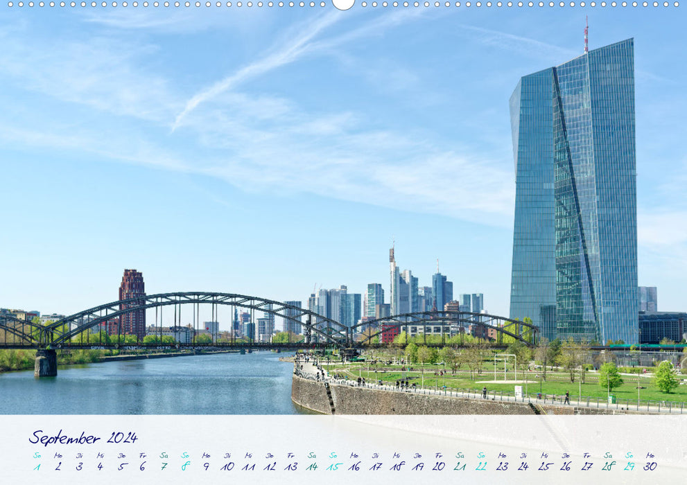 Furioses Frankfurt am Main (CALVENDO Premium Wandkalender 2024)