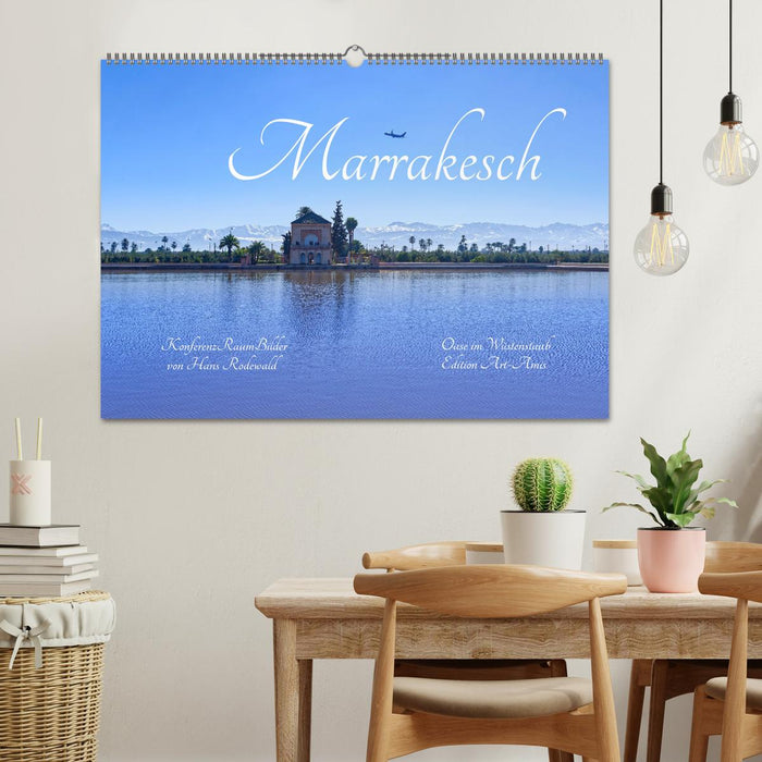 Marrakesch - Oase im Wüstenstaub (CALVENDO Wandkalender 2024)