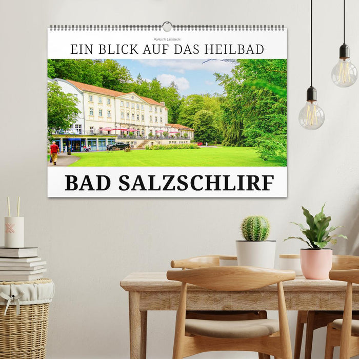 Ein Blick auf das Heilbad Bad Salzschlirf (CALVENDO Wandkalender 2024)