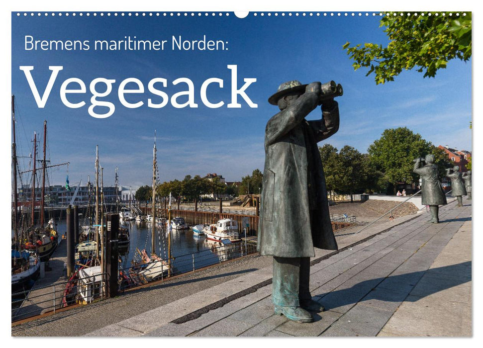 Nord maritime de Brême : Vegesack (calendrier mural CALVENDO 2024) 