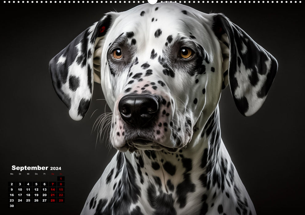 Hunde Porträts (CALVENDO Wandkalender 2024)