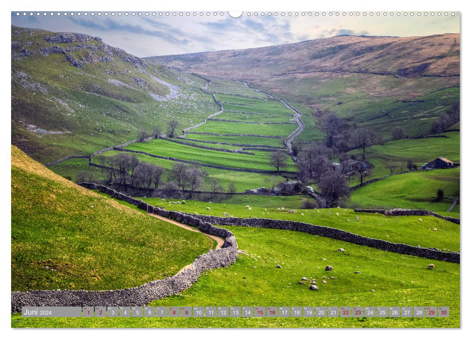 Yorkshire, England: Romantik zwischen Hochmooren und wilder Küste (CALVENDO Wandkalender 2024)