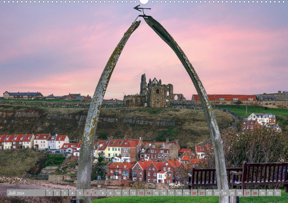Yorkshire, England: Romance between raised moors and wild coast (CALVENDO Premium Wall Calendar 2024) 