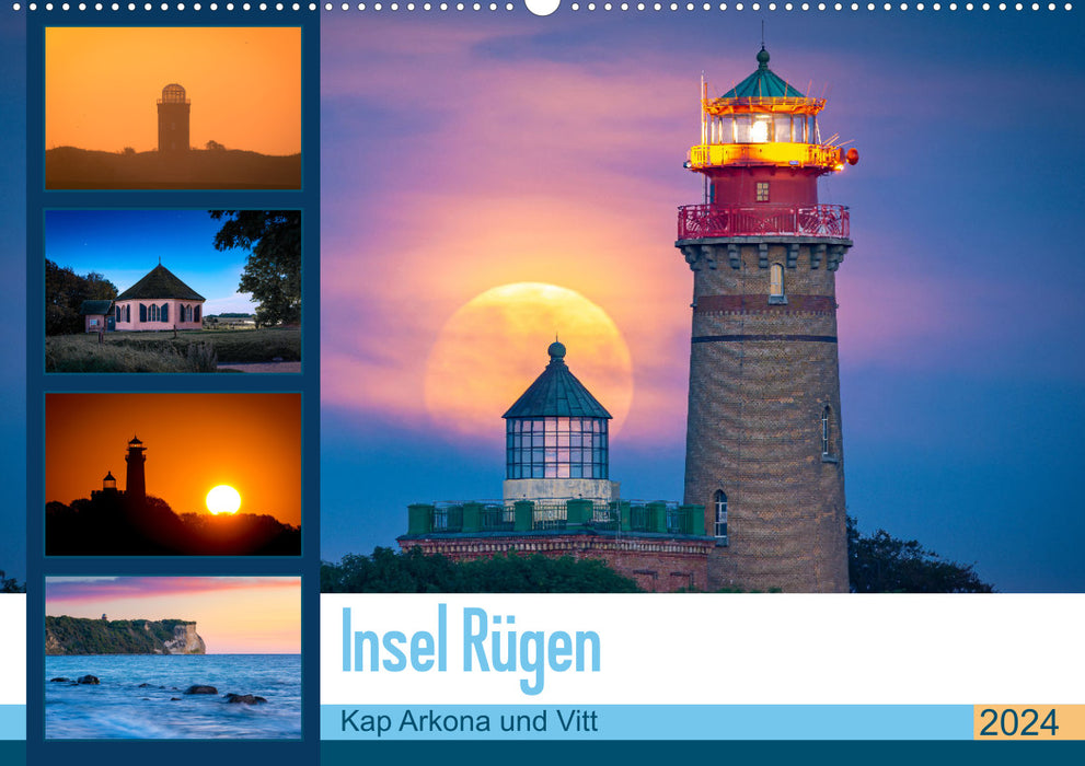 Insel Rügen - Kap Arkona und Vitt (CALVENDO Wandkalender 2024)