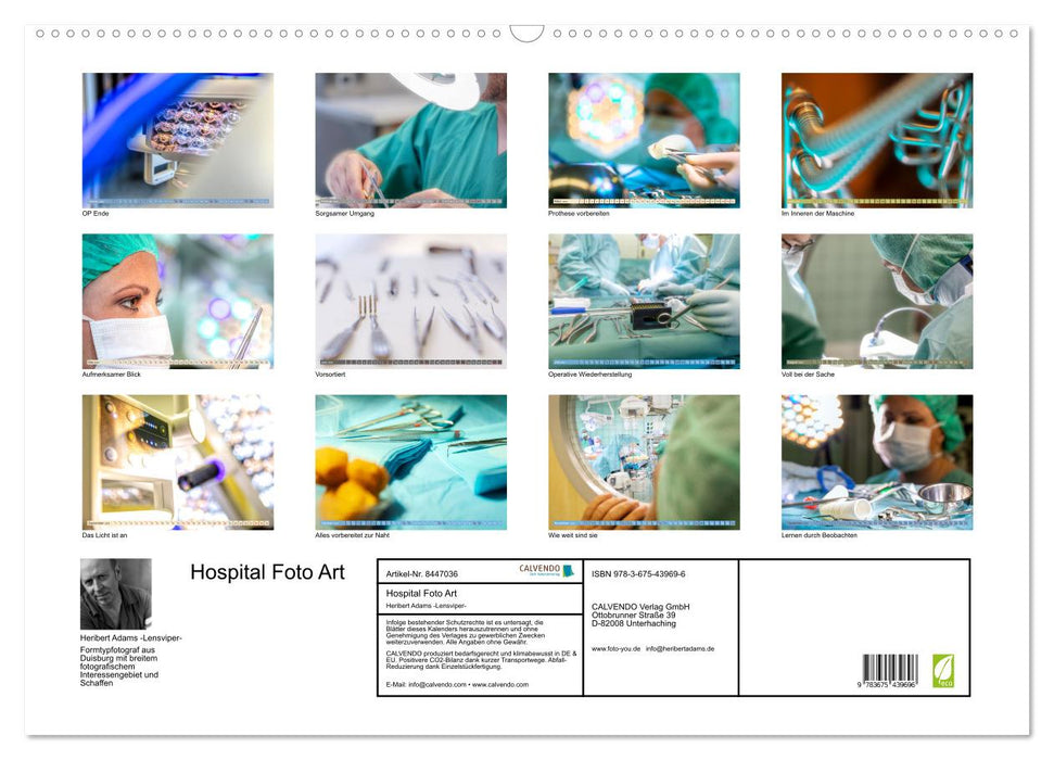 Hospital FotoArt (CALVENDO Wandkalender 2024)