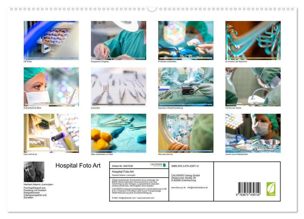Hospital FotoArt (CALVENDO Premium Wandkalender 2024)