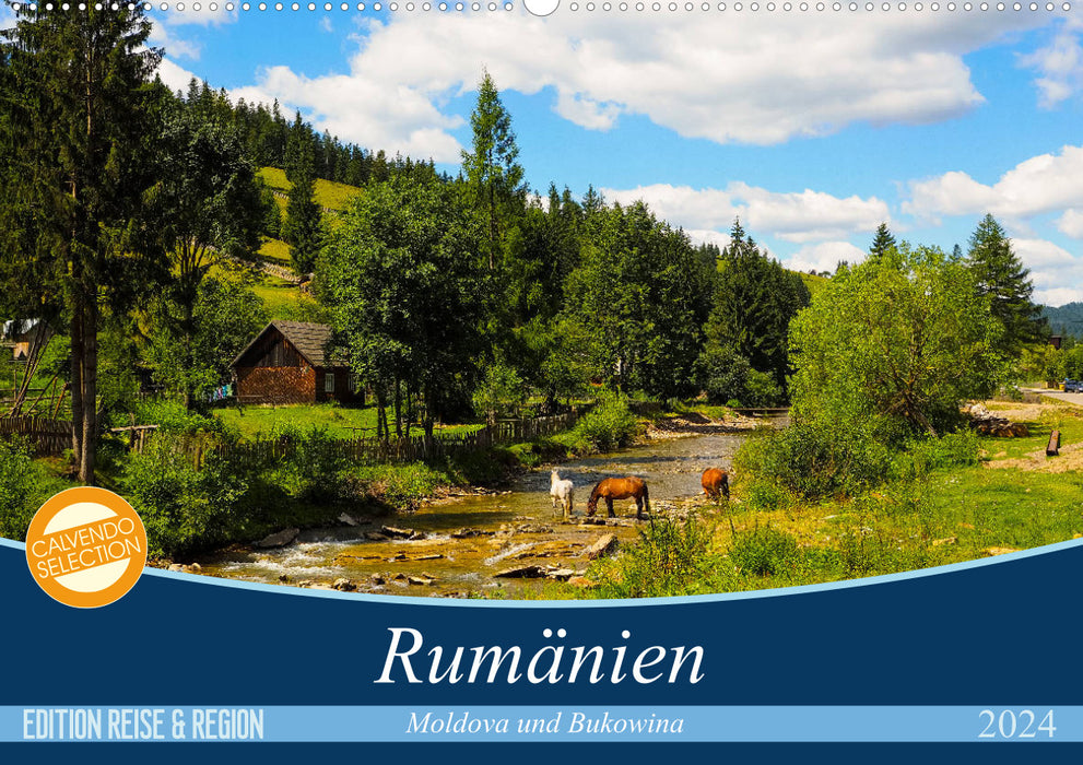 Rumänien - Moldova und Bukovina (CALVENDO Wandkalender 2024)