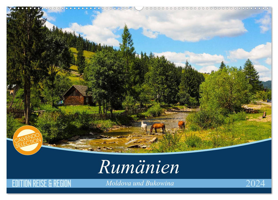 Rumänien - Moldova und Bukovina (CALVENDO Wandkalender 2024)