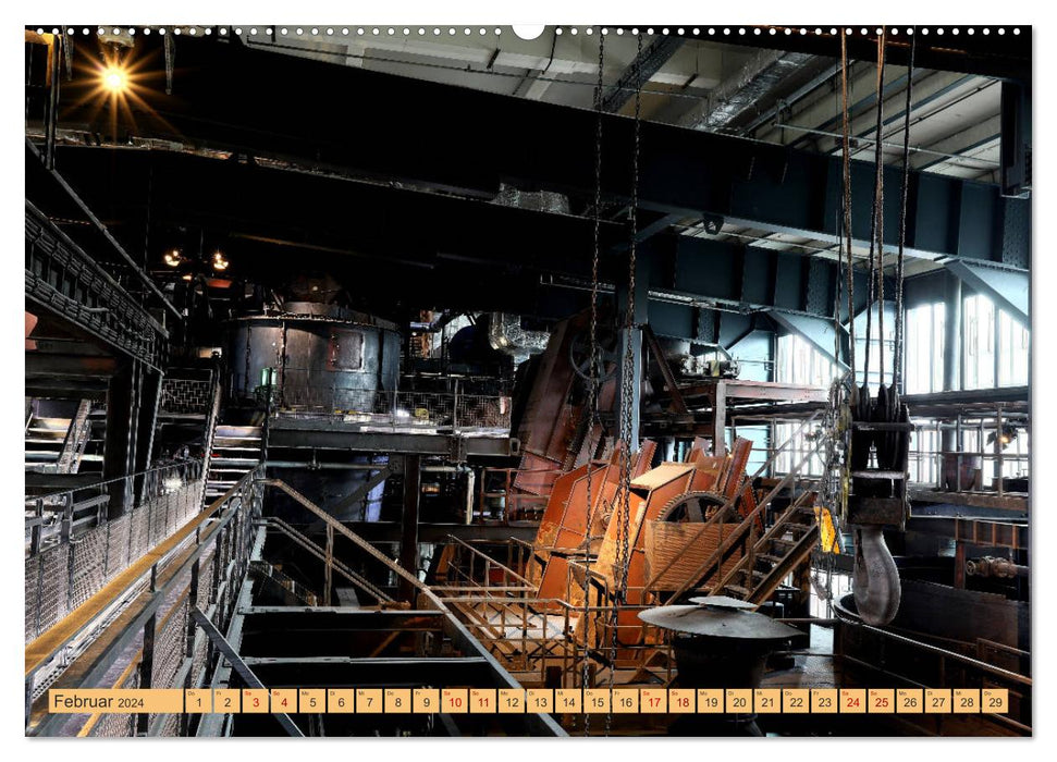 Die schönste Zeche der Welt Zollverein (CALVENDO Premium Wandkalender 2024)