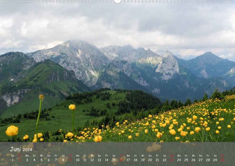 Alpes d'Ammergau (calendrier mural CALVENDO 2024) 