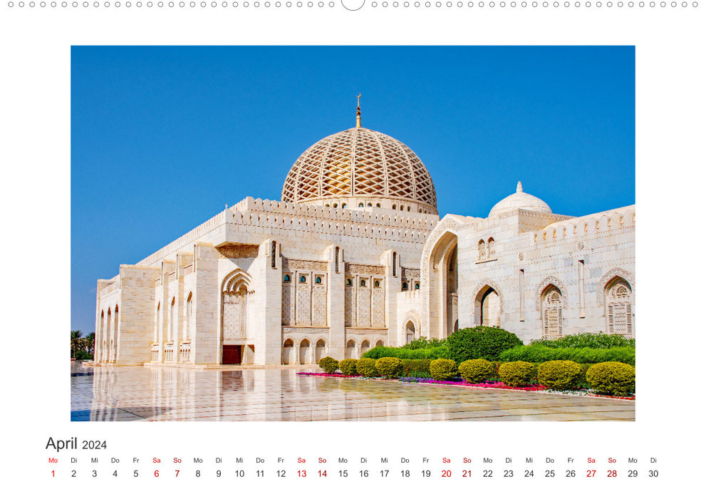 Oman - Reiseziel Maskat und Salalah (CALVENDO Wandkalender 2024)