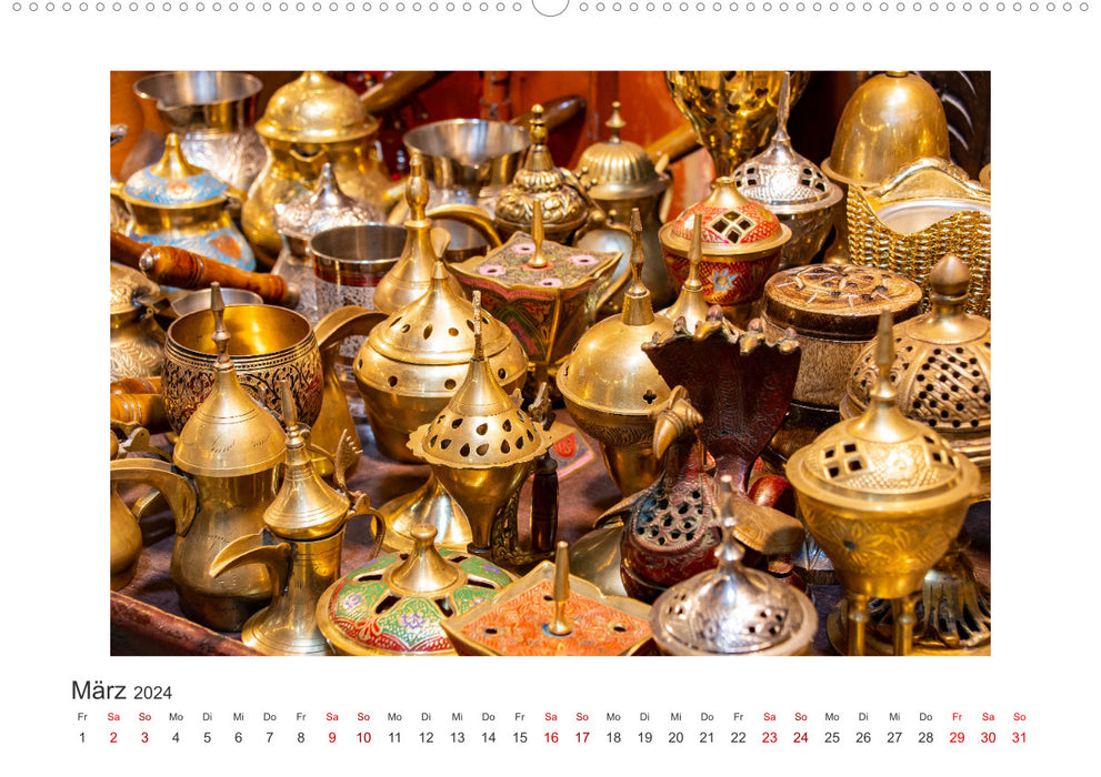 Oman – Destination de voyage Mascate et Salalah (Calvendo Premium Wall Calendar 2024) 