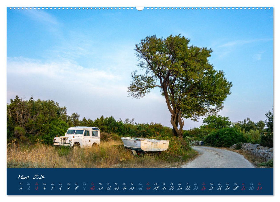 Croatia The beautiful coast off Zadar (CALVENDO wall calendar 2024) 