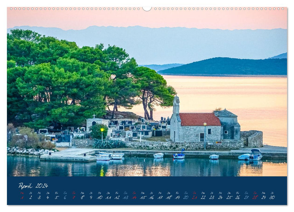 Croatia The beautiful coast off Zadar (CALVENDO wall calendar 2024) 