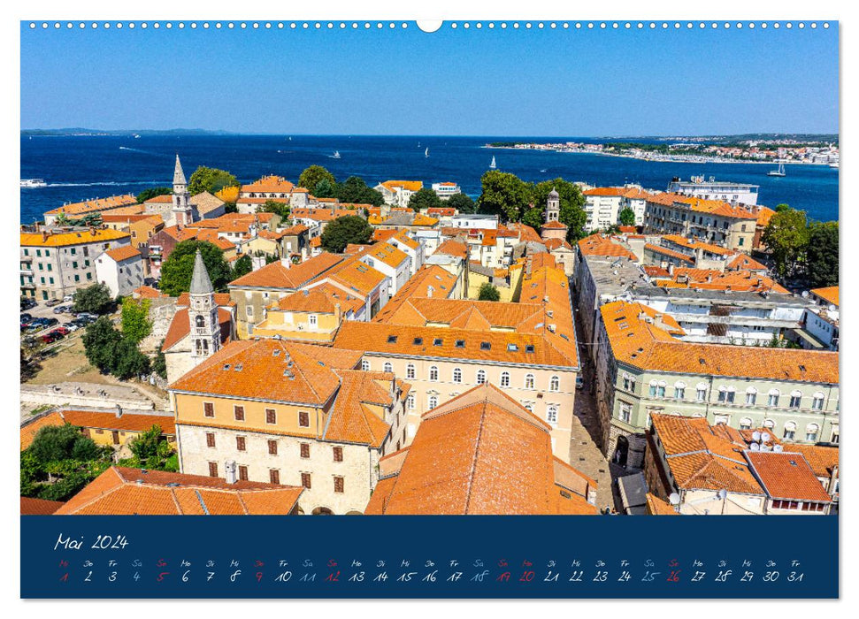 Croatia The beautiful coast off Zadar (CALVENDO wall calendar 2024) 