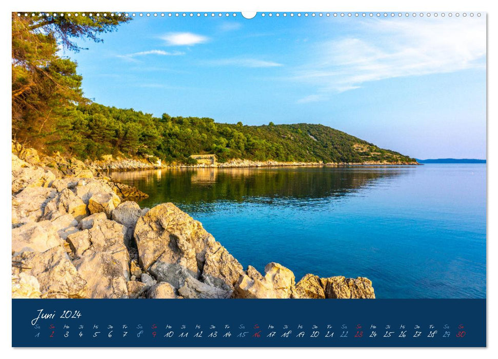 Croatia The beautiful coast off Zadar (CALVENDO wall calendar 2024) 