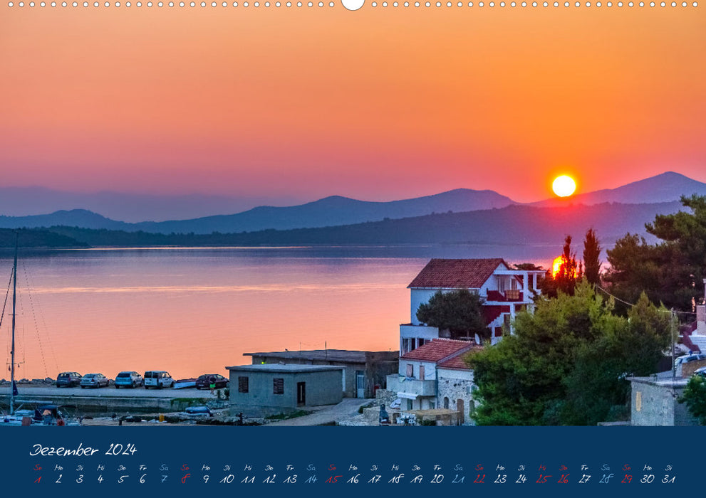 Kroatien Die wunderschöne Küste vor Zadar (CALVENDO Premium Wandkalender 2024)
