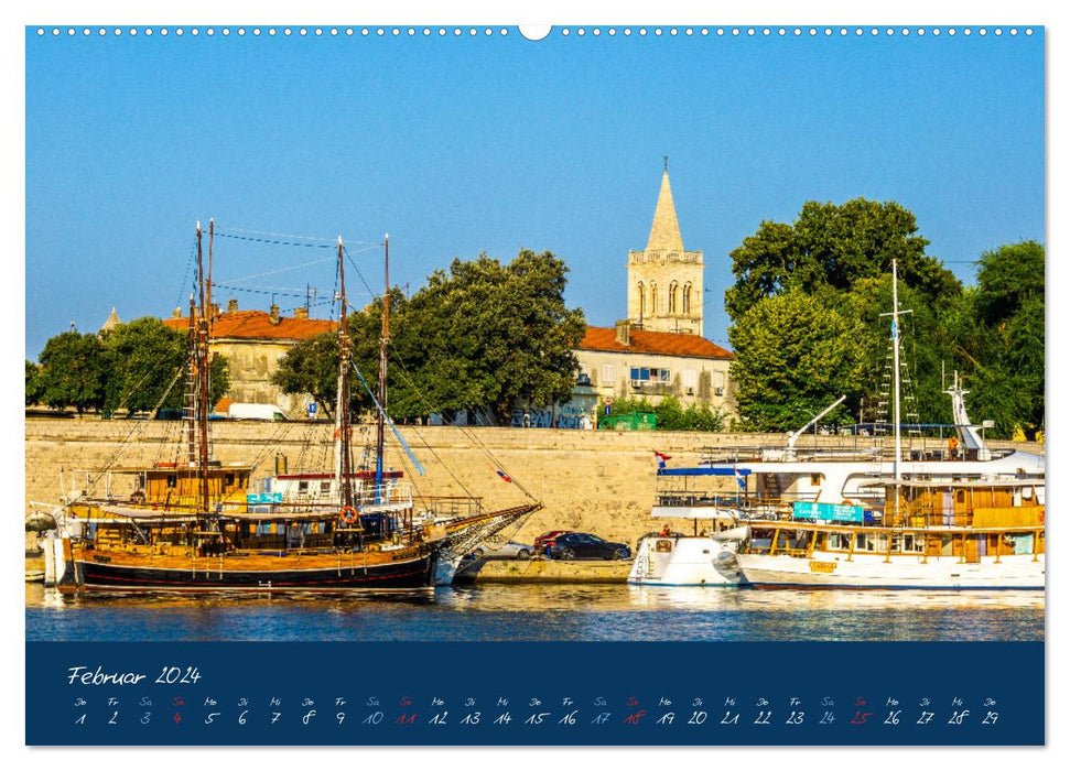 Croatia The beautiful coast off Zadar (CALVENDO Premium Wall Calendar 2024) 