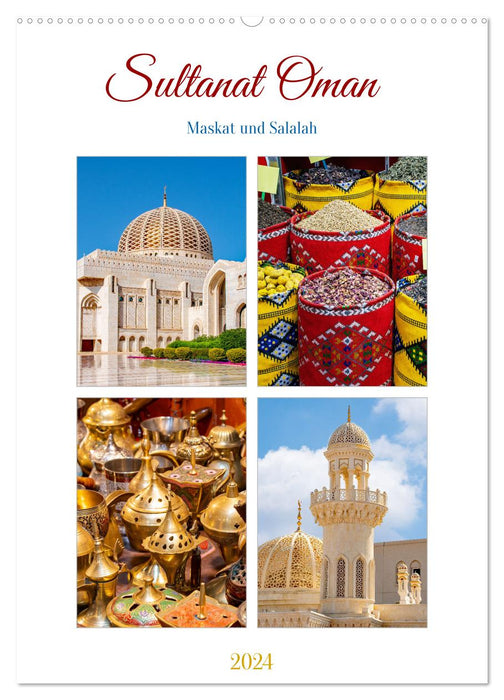 Sultanate of Oman - Muscat and Salalah (CALVENDO wall calendar 2024) 