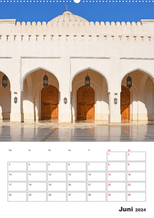 Sultanat d'Oman - Mascate et Salalah (calendrier mural CALVENDO 2024) 