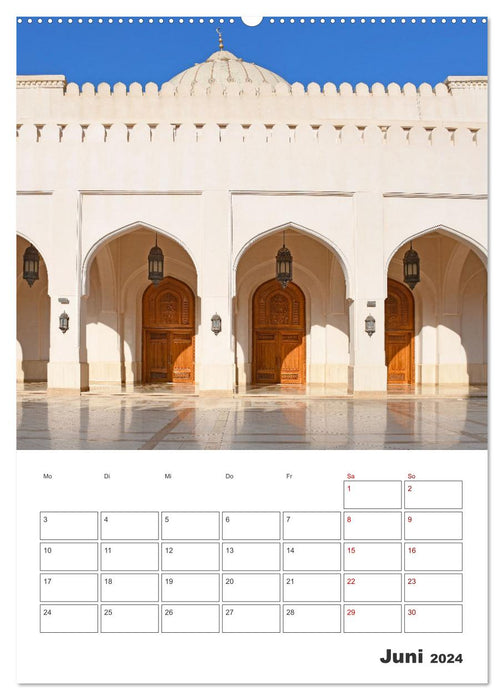 Sultanat d'Oman - Mascate et Salalah (calendrier mural CALVENDO 2024) 