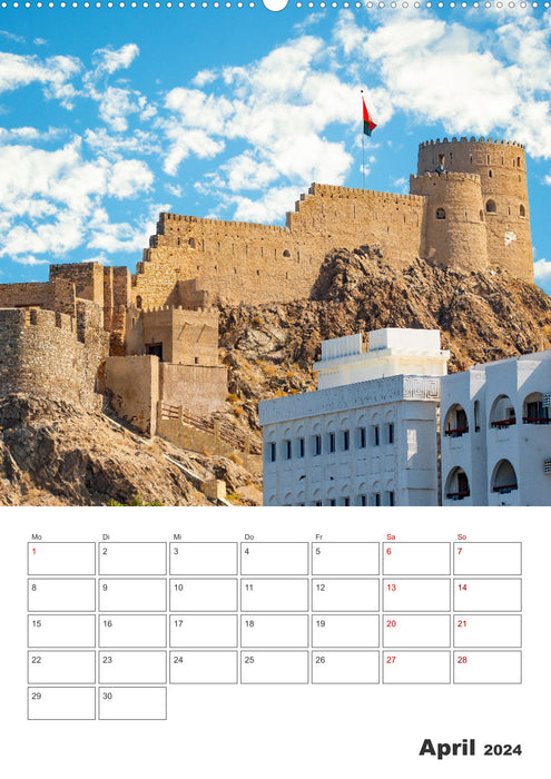 Sultanat Oman - Maskat und Salalah (CALVENDO Premium Wandkalender 2024)