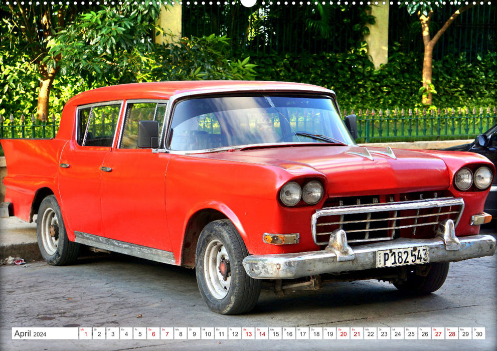 BEST OF RAMBLER - Une voiture classique américaine des années 50 (calendrier mural CALVENDO 2024) 