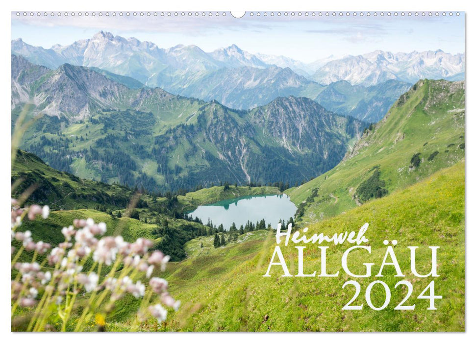 Le mal du pays Allgäu 2024 (Calendrier mural CALVENDO 2024) 