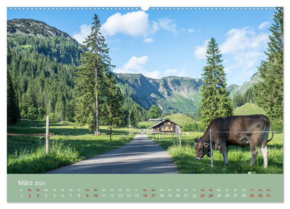 Heimweh Allgäu 2024 (CALVENDO Premium Wandkalender 2024)