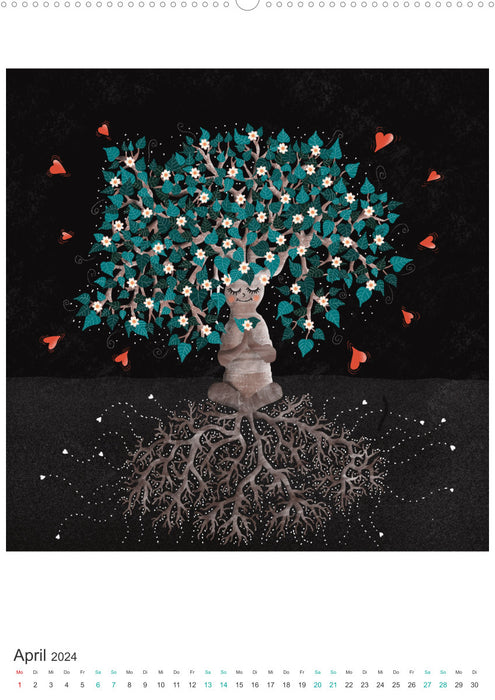 SAUVEZ NOS ARBRES - Les arbres, c'est la vie (Calendrier mural CALVENDO 2024) 