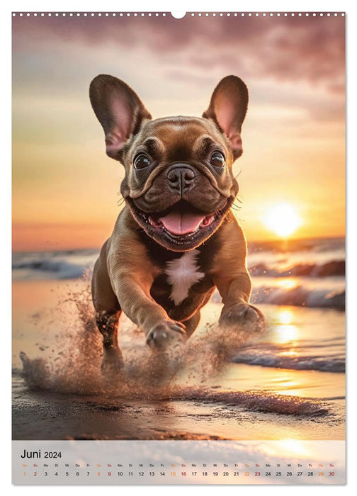 French Bulldog - a dog for the family (CALVENDO wall calendar 2024) 