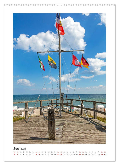 Lübecker Bucht Seebäder an der Ostsee (CALVENDO Premium Wandkalender 2024)