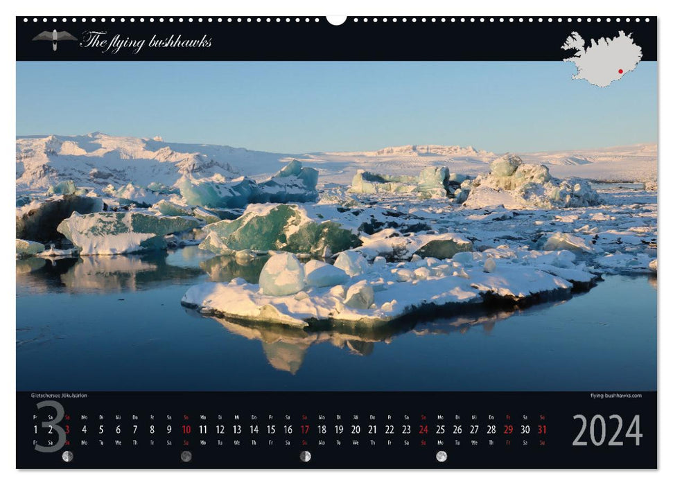 Island Blickwinkel 2024 (CALVENDO Premium Wandkalender 2024)