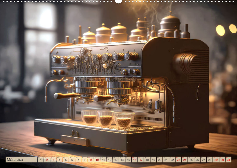 Kaffee Pause (CALVENDO Premium Wandkalender 2024)