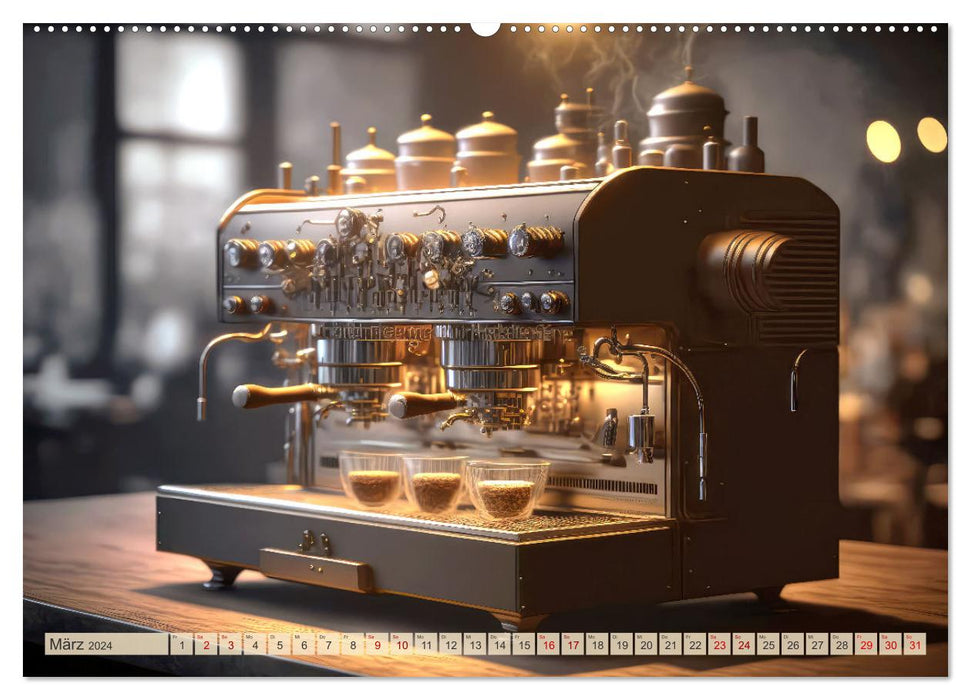 Kaffee Pause (CALVENDO Premium Wandkalender 2024)