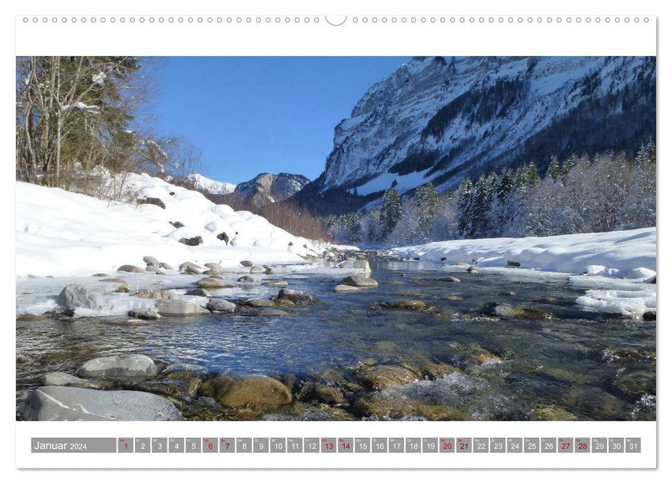 Wanderbares Ländle - Impressionen aus Vorarlberg (CALVENDO Wandkalender 2024)