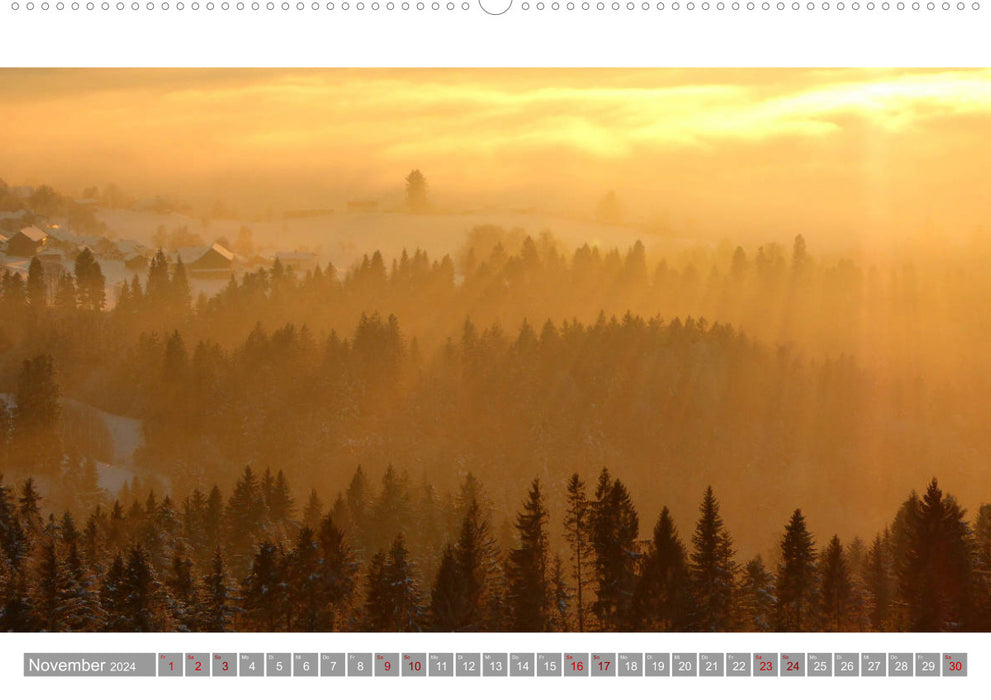Wanderbares Ländle - Impressionen aus VorarlbergAT-Version (CALVENDO Premium Wandkalender 2024)