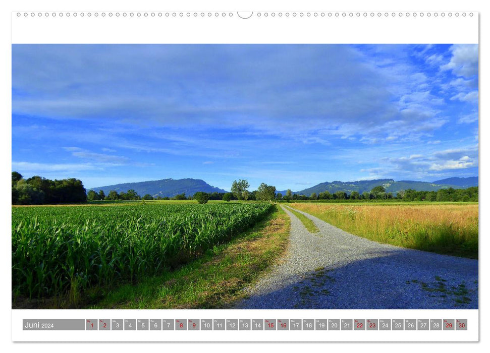 Wanderbares Ländle - Impressionen aus Vorarlberg (CALVENDO Premium Wandkalender 2024)