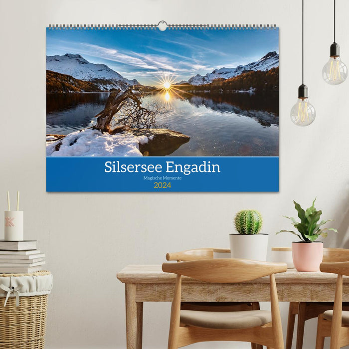 Silsersee Engadin (CALVENDO Wandkalender 2024)
