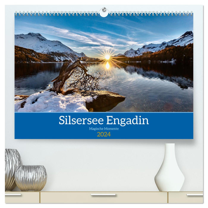 Silsersee Engadin (CALVENDO Premium Wandkalender 2024)