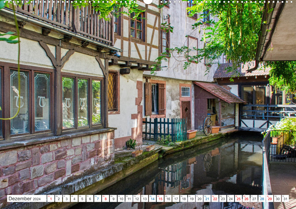 Wissembourg - Das Elsass von seiner schönsten Seite (CALVENDO Premium Wandkalender 2024)