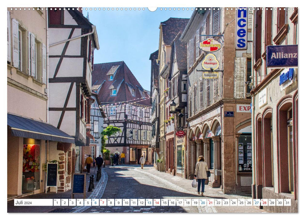 Wissembourg - Das Elsass von seiner schönsten Seite (CALVENDO Premium Wandkalender 2024)