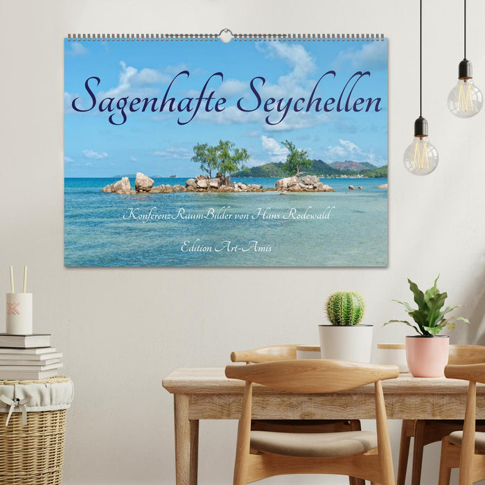 Fabulous Seychelles - Idyll in the Indian Ocean (CALVENDO wall calendar 2024) 