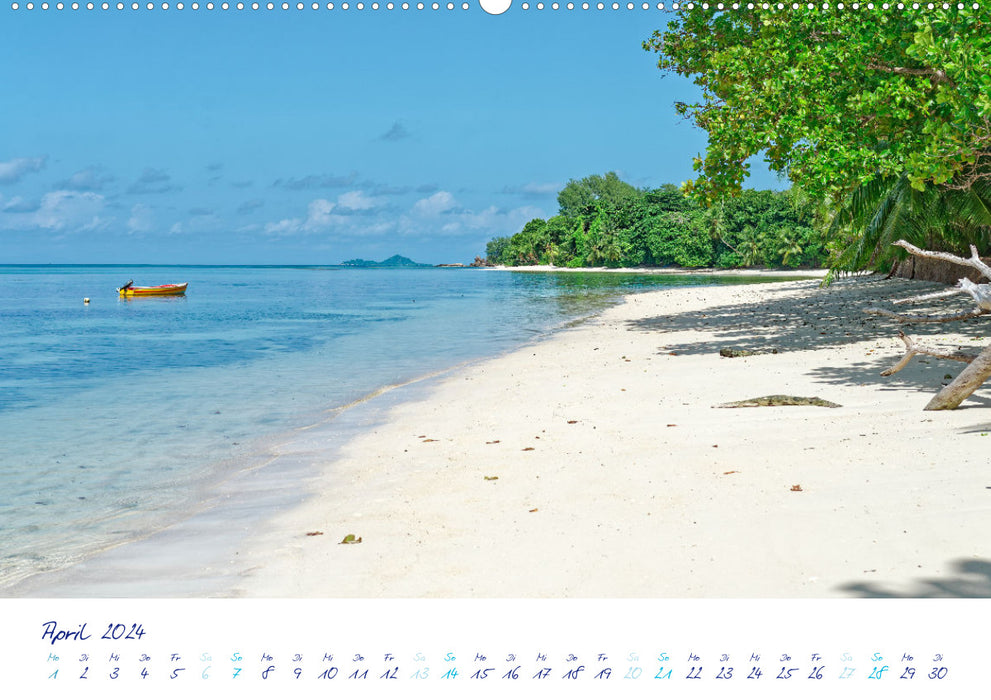 Sagenhafte Seychellen - Idylle im Indischen Ozean (CALVENDO Wandkalender 2024)