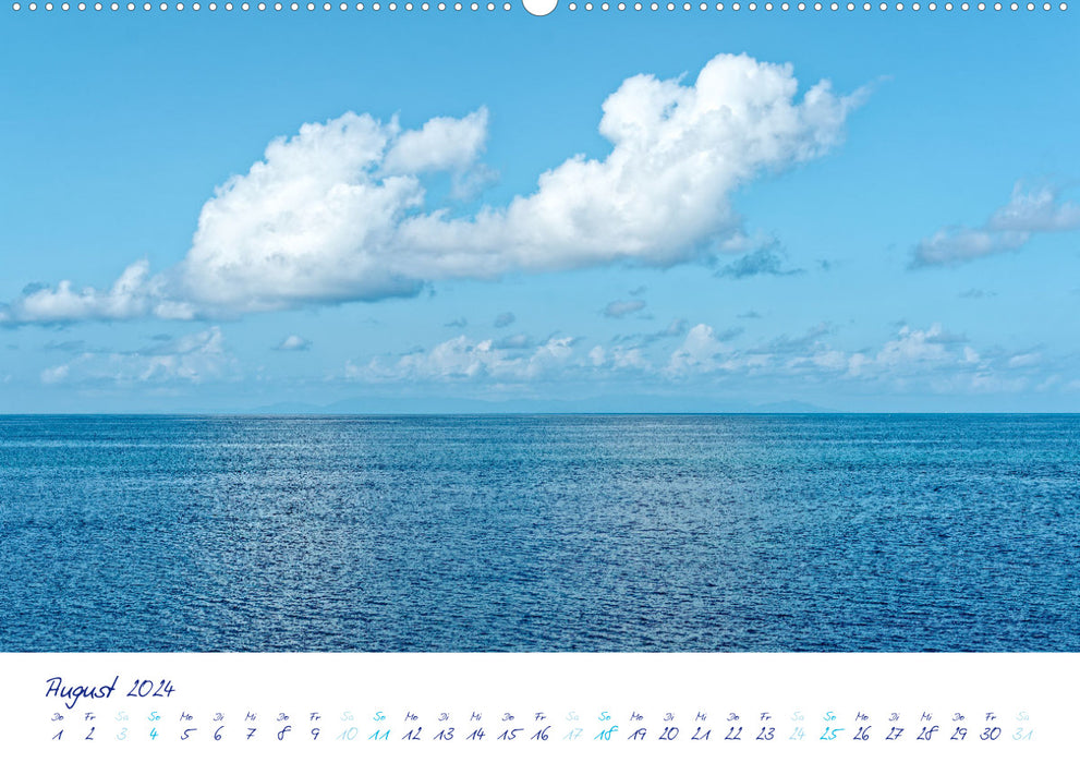 Sagenhafte Seychellen - Idylle im Indischen Ozean (CALVENDO Wandkalender 2024)