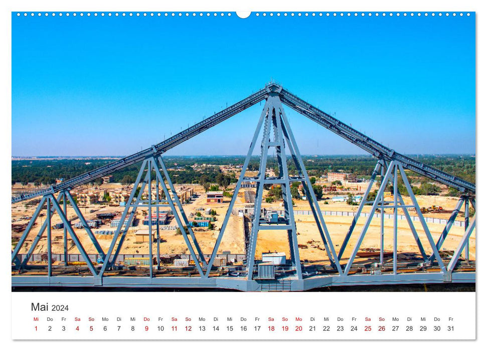 Suez Canal - Impressions (CALVENDO Premium Wall Calendar 2024) 