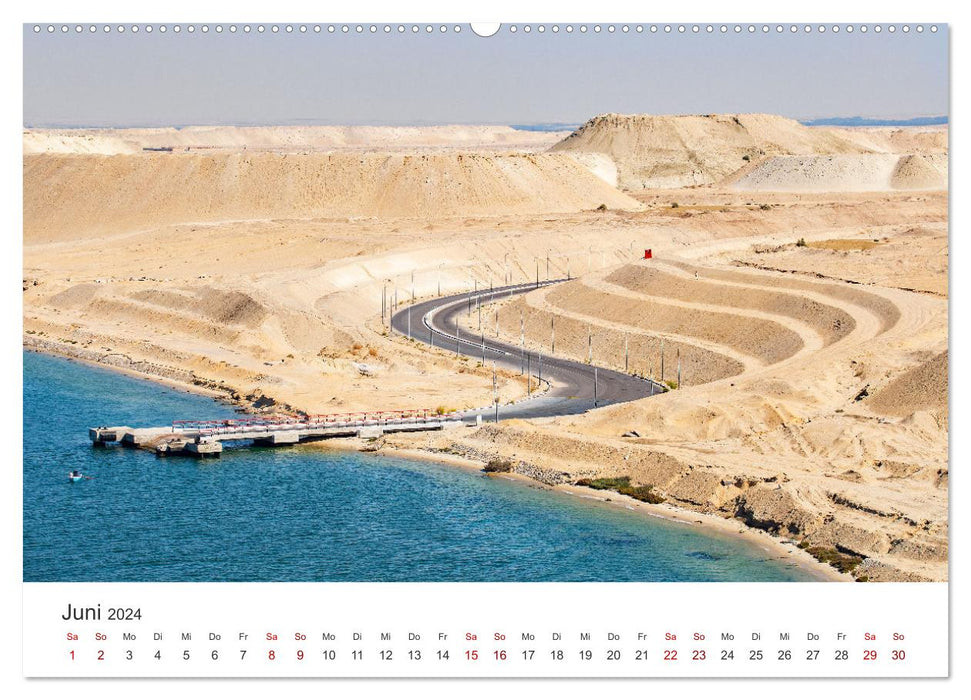 Suez Canal - Impressions (CALVENDO Premium Wall Calendar 2024) 