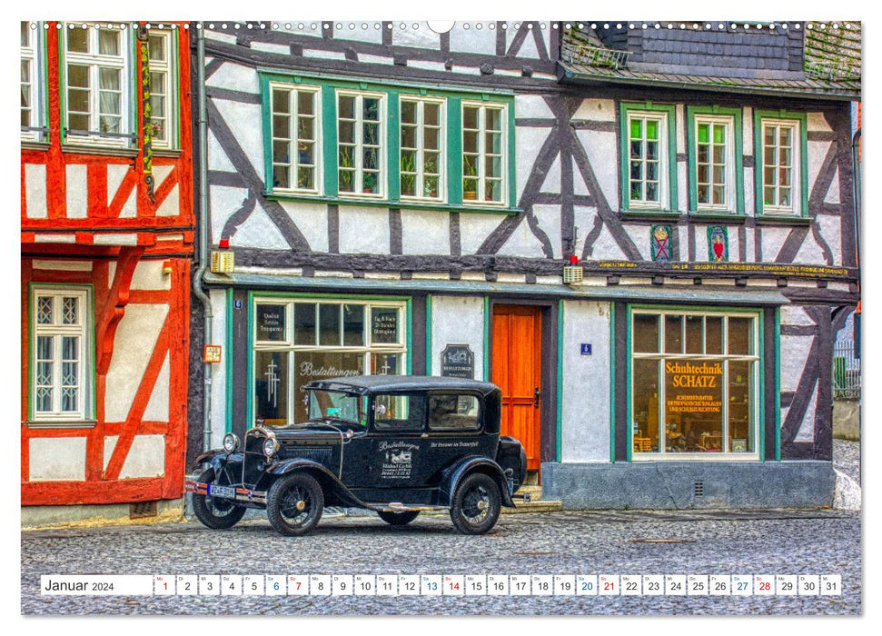 Wetzlar - Une perle dans la vallée de la Lahn (Calvendo Premium Wall Calendar 2024) 
