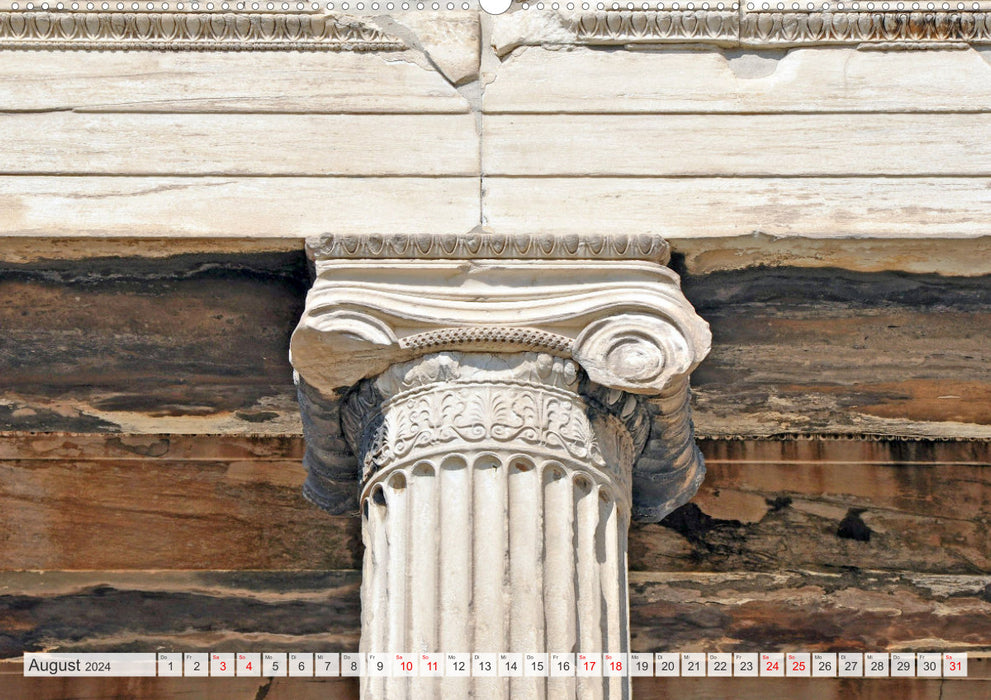 Die Architektur des alten Griechenlands (CALVENDO Wandkalender 2024)
